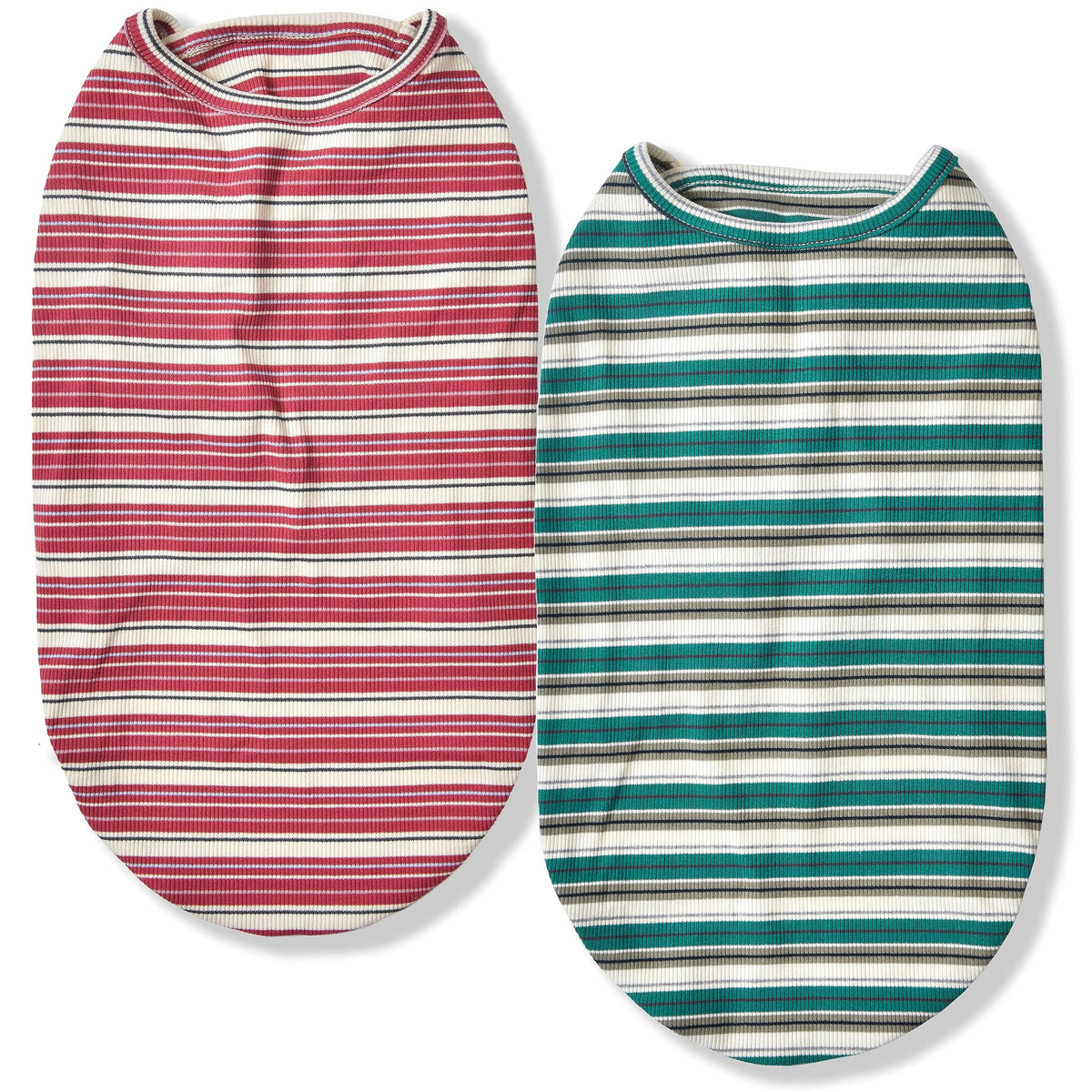 Knuffelen two-pack puppy tank tops packaging provides easy wardrobe options.