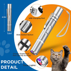 Koackl Cat Pointer Toy white mode for bright, precise signaling