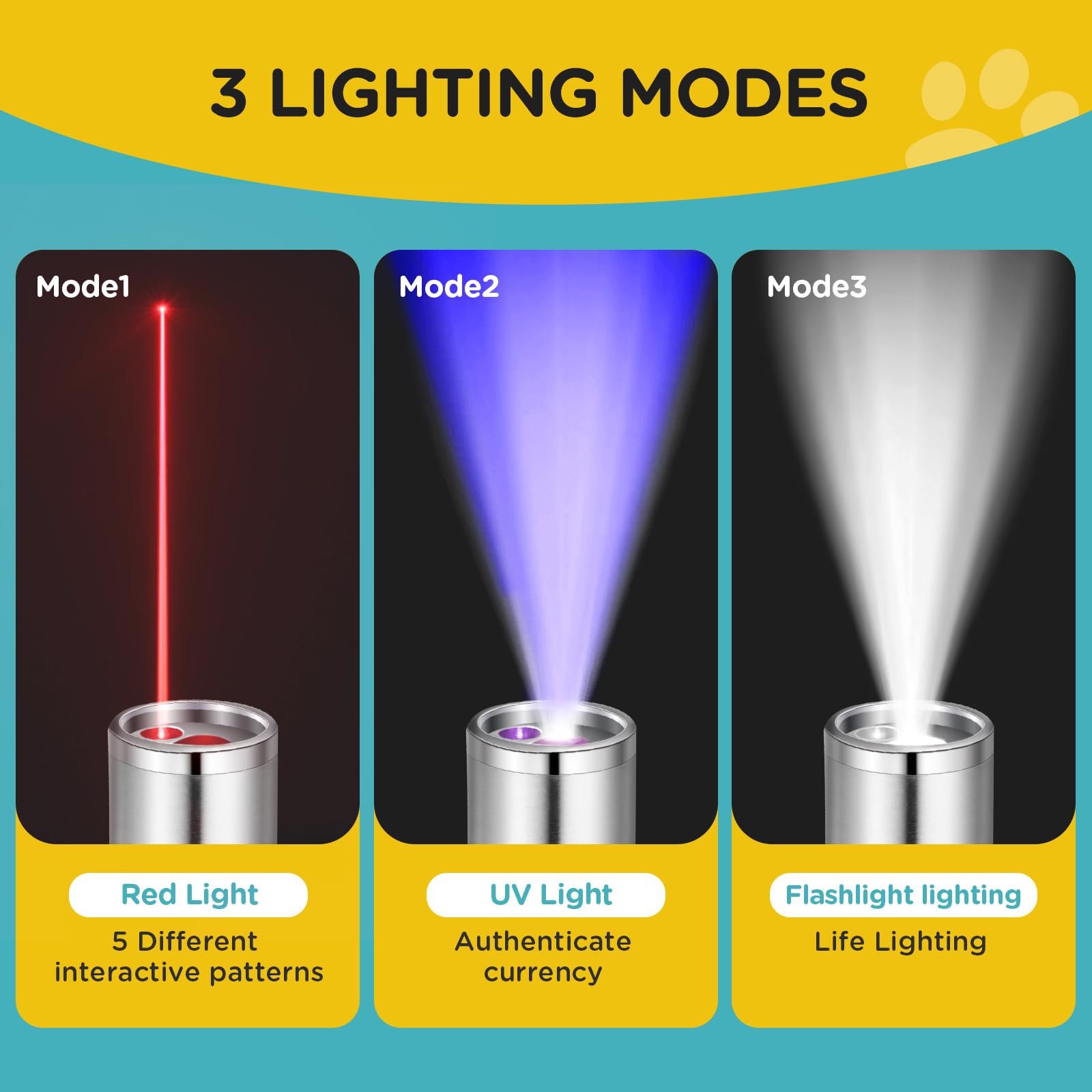 Koackl Cat Toy Pointer set up for indoor play session