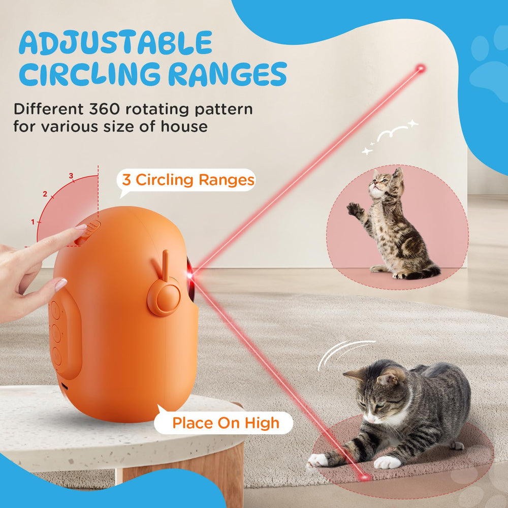 Koackl Interactive Cat Toy fast mode powers energetic cats' sprint play