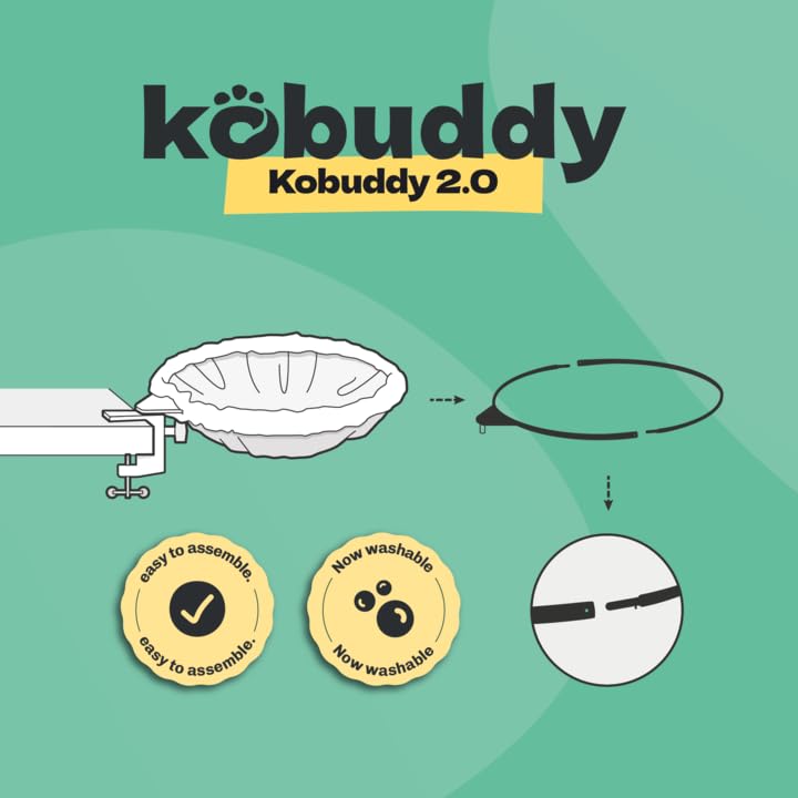 Kobuddy space-saving cat desk bed mounted on a desk to save space.