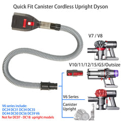 Kodahome grooming tool attached to Dyson demonstrates broad compatibility.