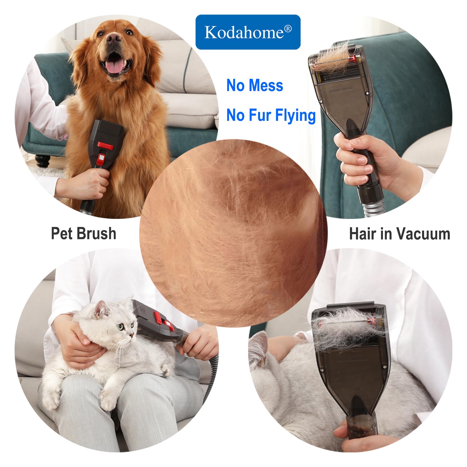 Kodahome universal adapter B inner diameter supports smooth hose compatibility.