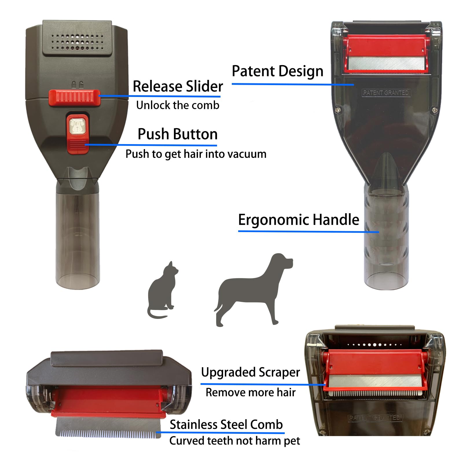 Kodahome wire reinforced hose end shows durable cleaning connection.