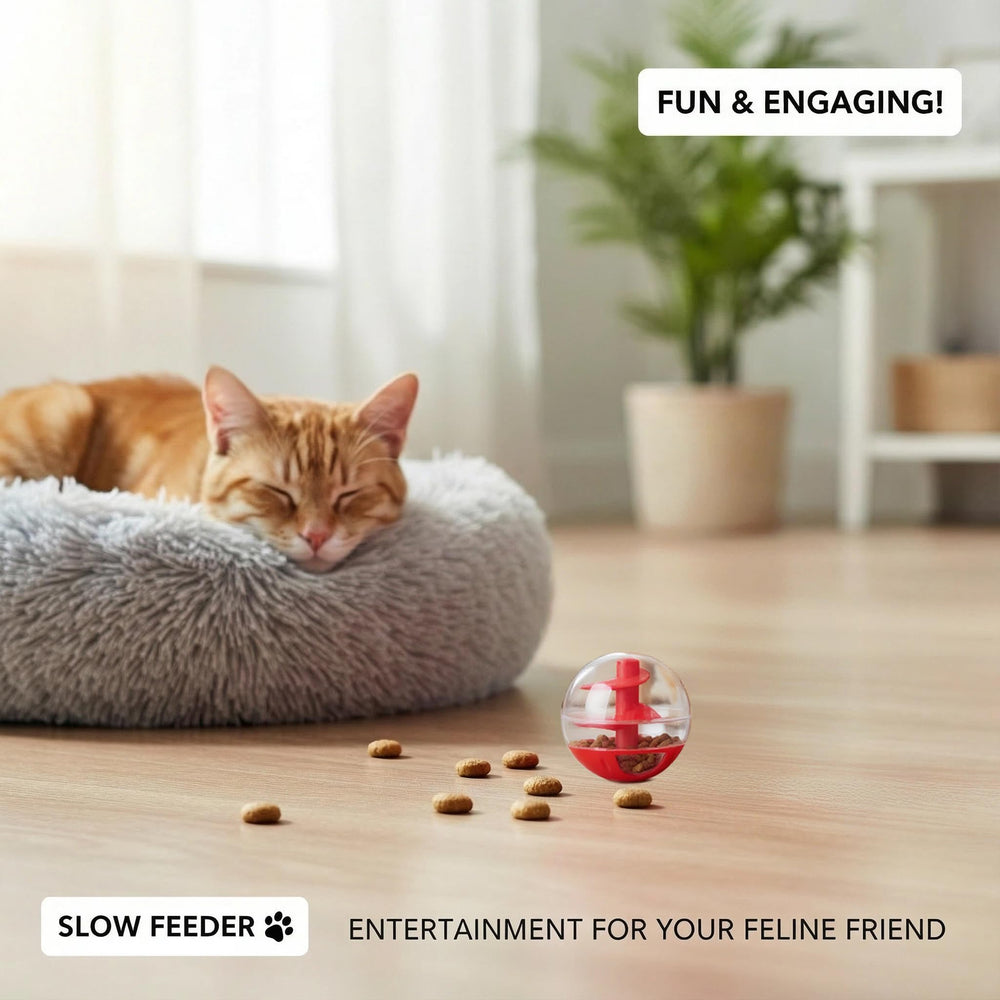 Kodrily cat treat dispenser suitable for kittens and curious cats