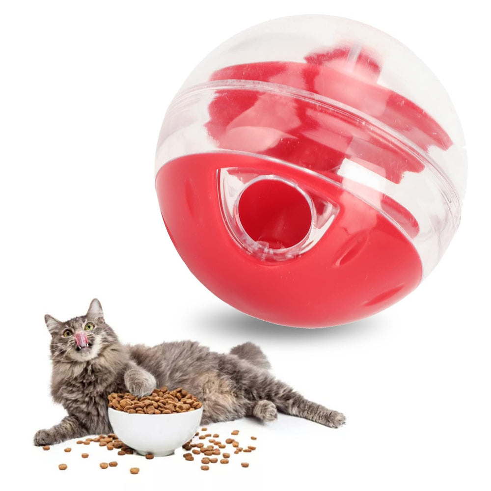 Kodrily cat treat dispenser toy side view promotes interactive feeding for small pets