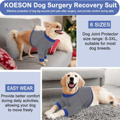 KOESON half-body design sleeve easy to put on during recovery.