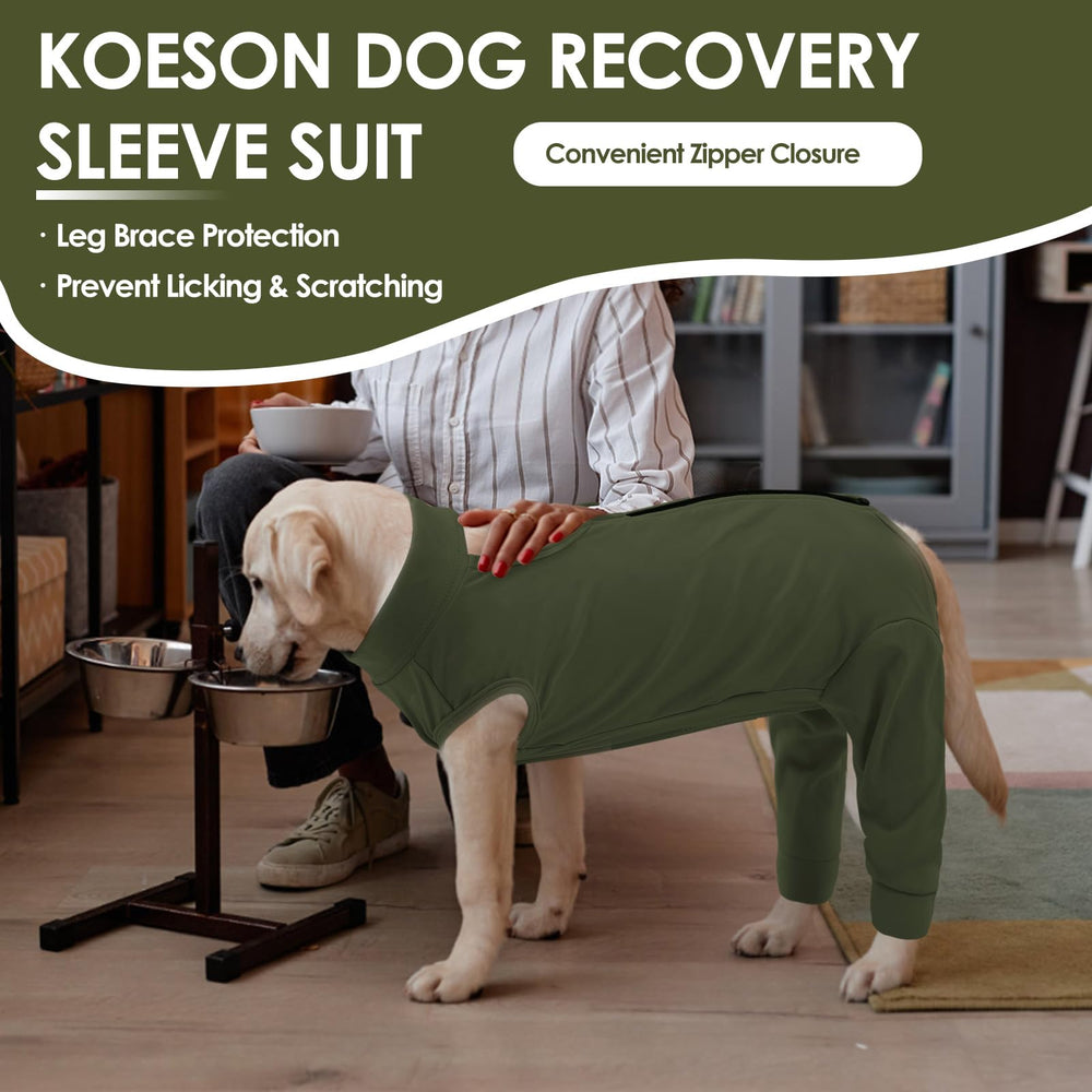 KOESON dog surgery suit potty opening enables convenient bathroom breaks.