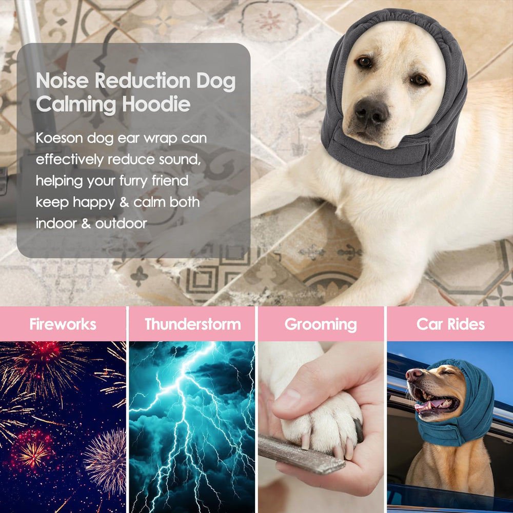 KOESON noise protection during thunder and fireworks provides anxiety-reducing coverage