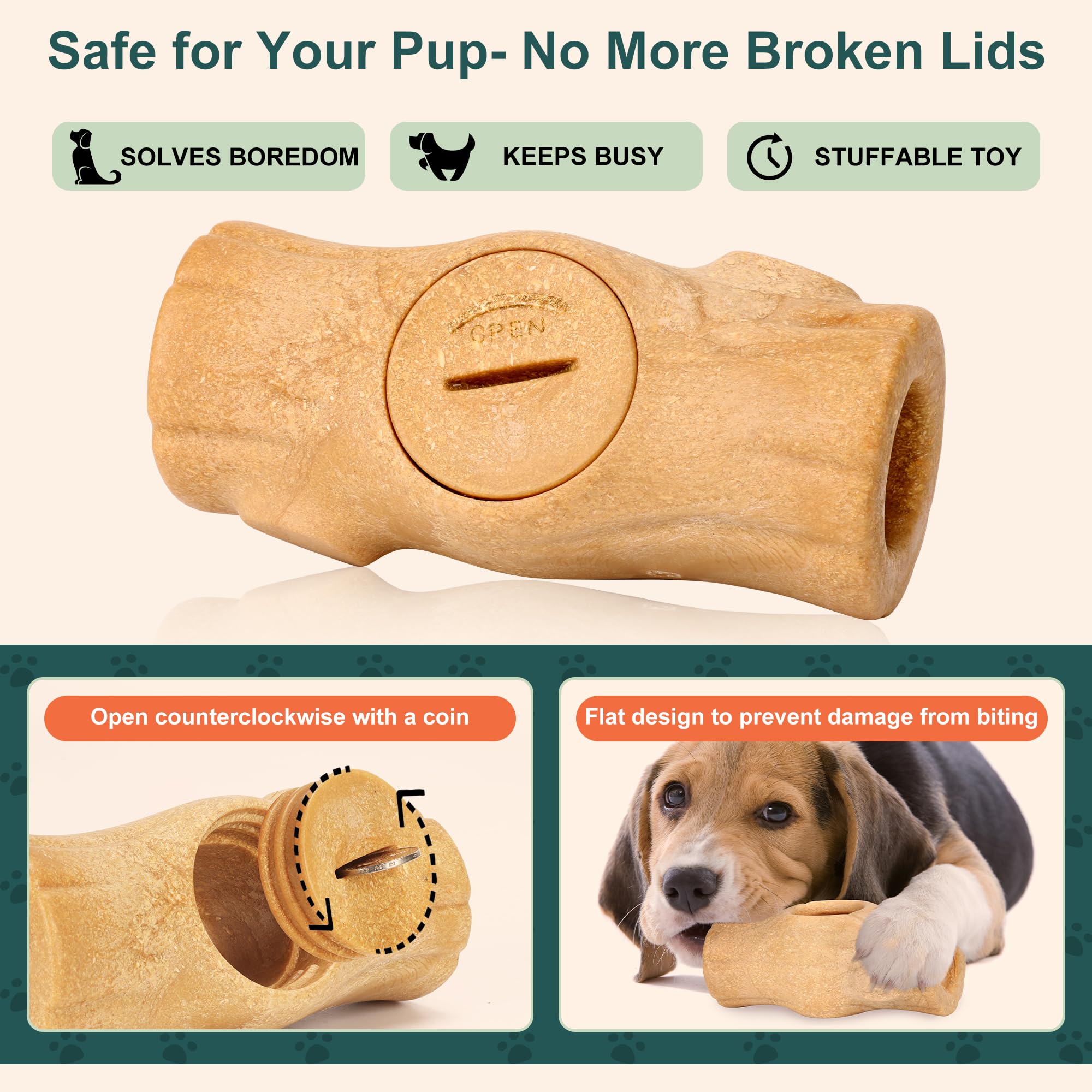 Kogven outdoor retrieval toy for fetch and enrichment outside.