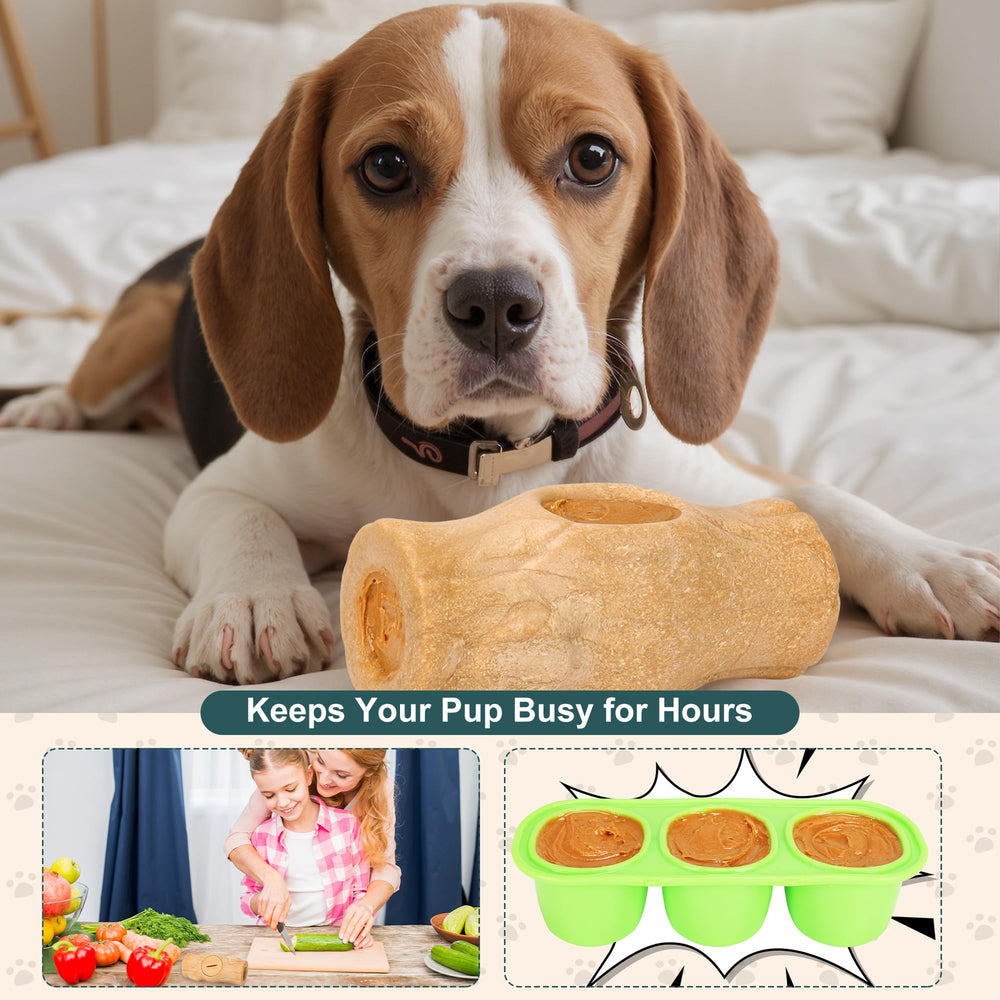 Kogven paws-on sturdy-base toy provides stable licking during play.