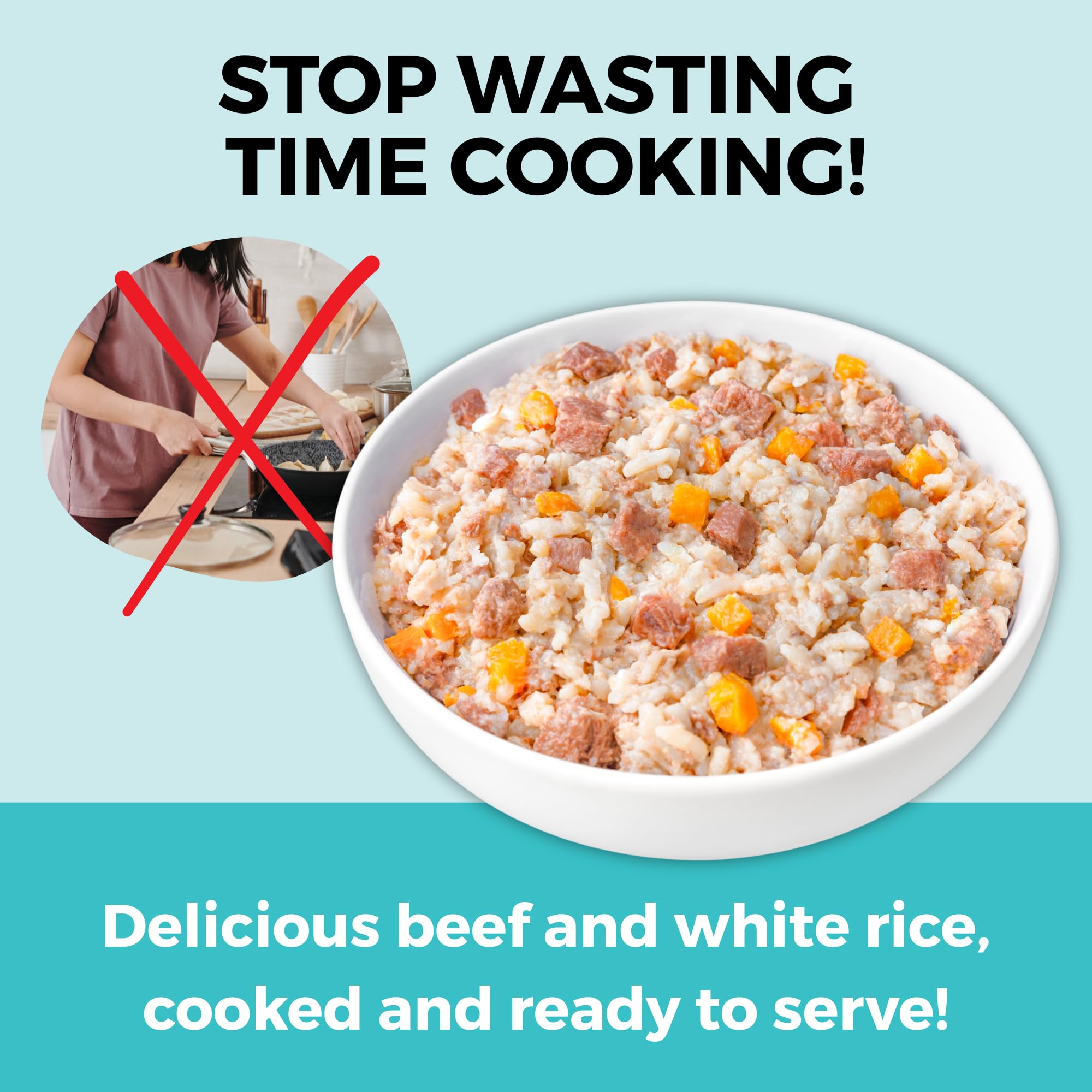 KOHA Bland Diet white rice and pumpkin mix emphasizes gut-friendly fiber.