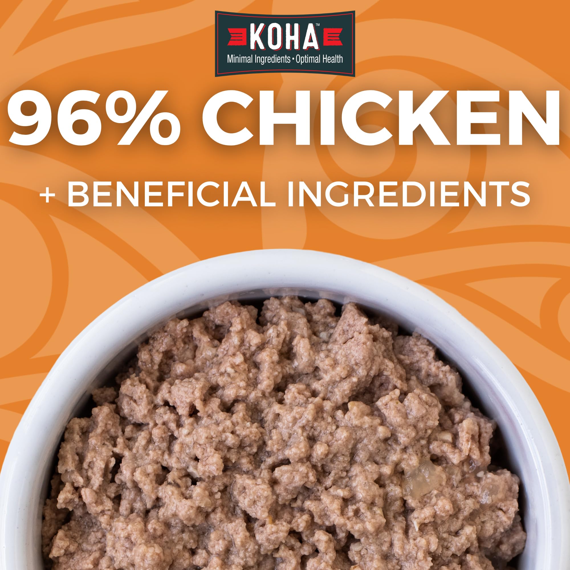 KOHA chicken pate serving bowl ready to serve with hydration appeal