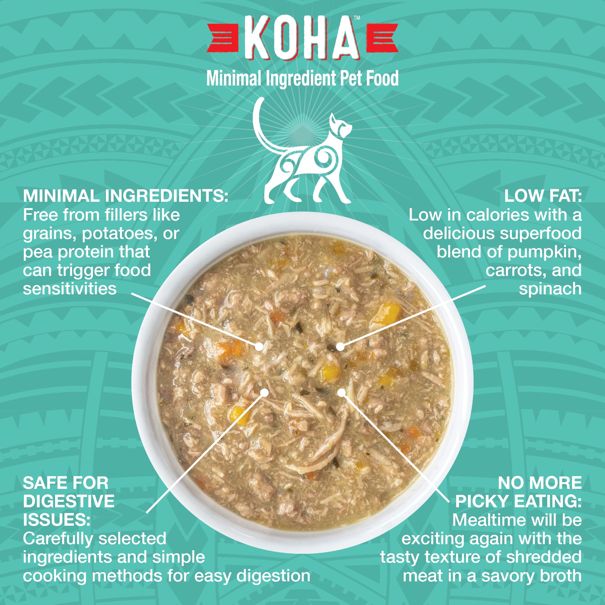 KOHA Pure Shreds Duck Entre9e cans stacked for easy pack and feeding routine