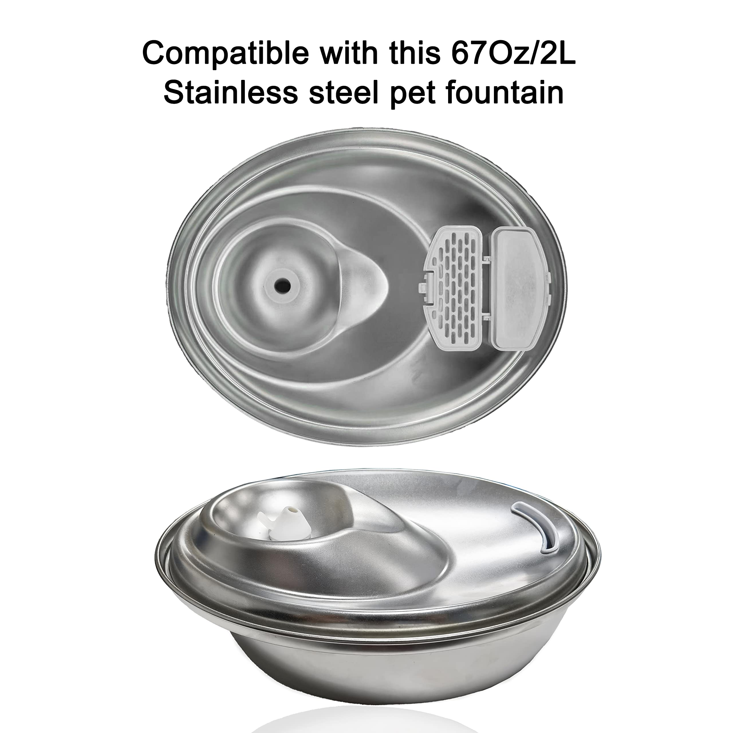 Kohimit fountain in daily use with quick rinse and replace routine for fresh water.