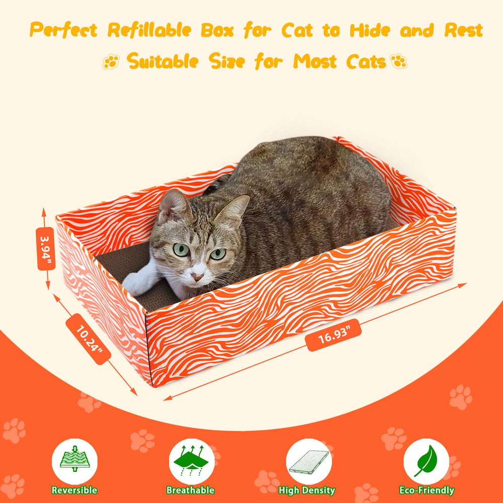 Koimsec scratcher board side shows dual-sided scratching durability