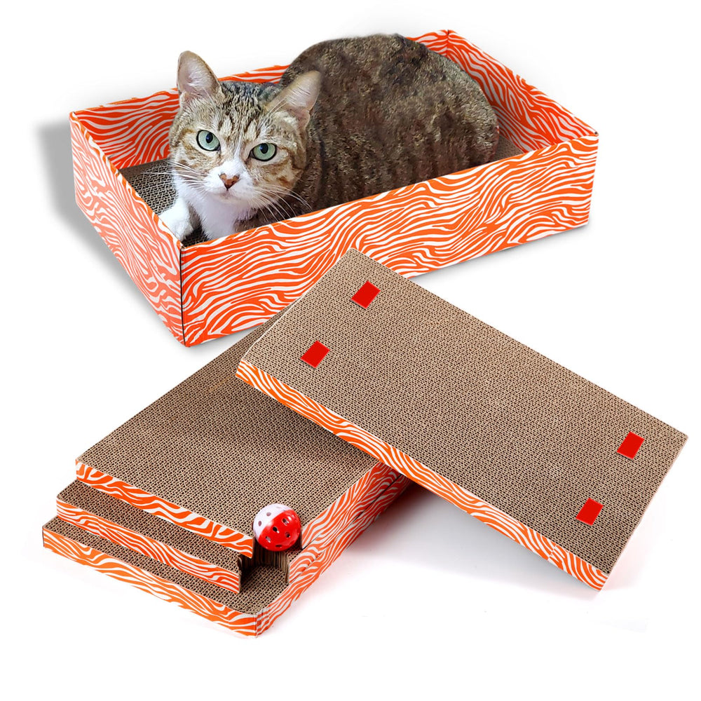 Koimsec cat scratcher box outer view for large cats