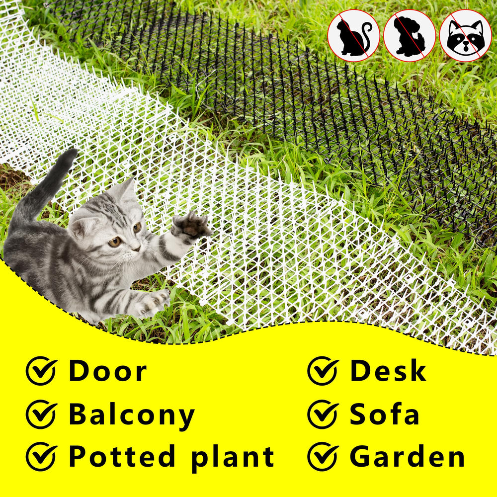 KOKMEYA Pet Repellent Mat includes 8 stakes and 8 ties