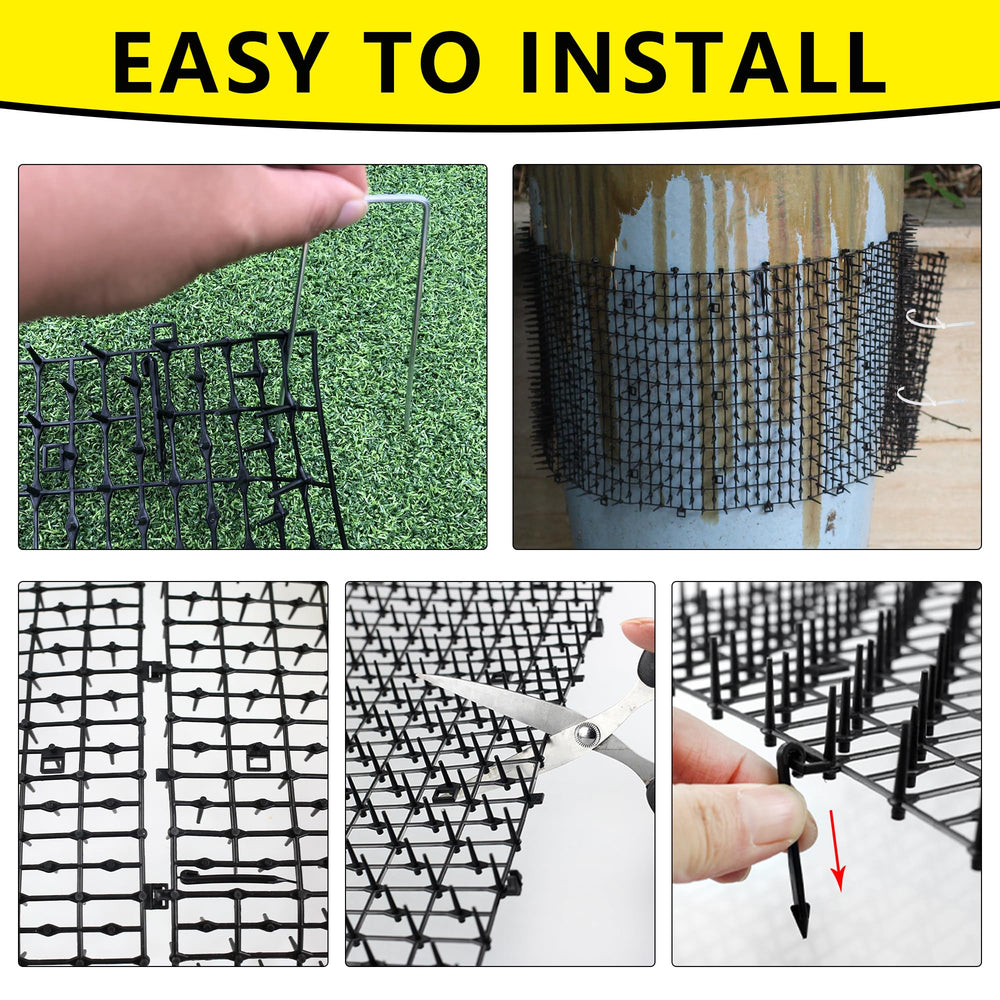 KOKMEYA Pet Repellent Mat backyard setup in grass shows versatility