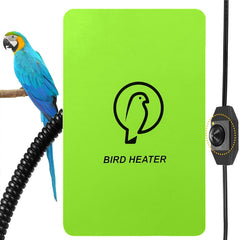 Kokopro bird heater cage installation demonstrates secure mounting for steady warmth.