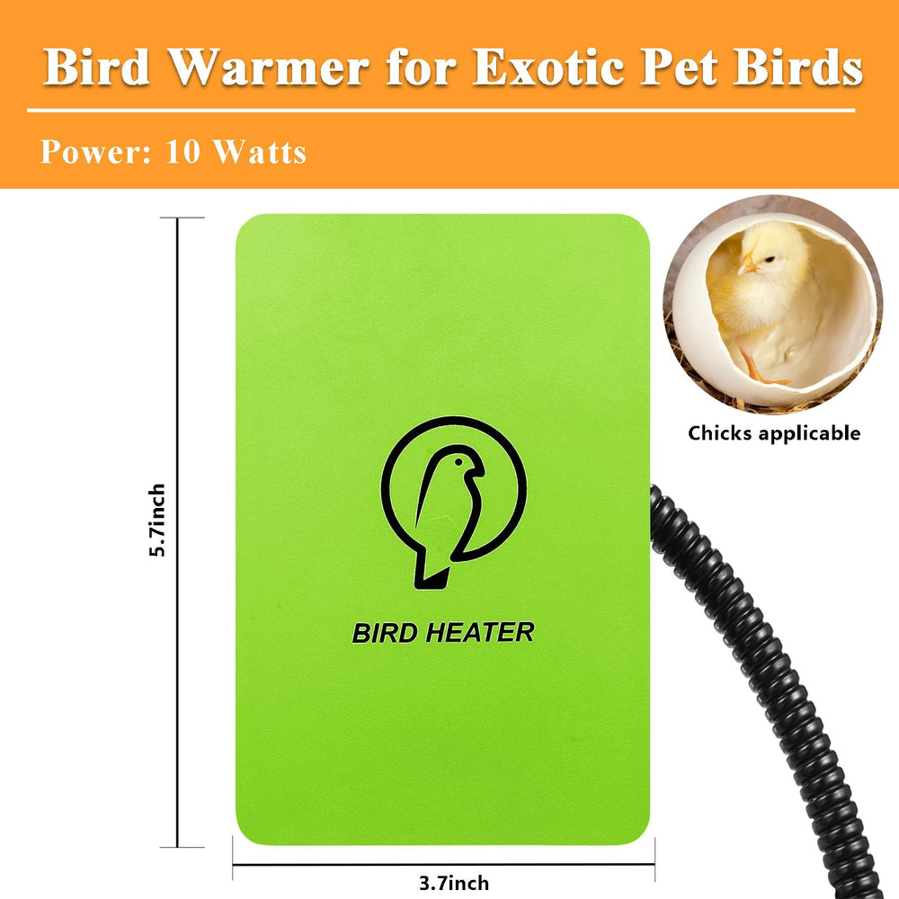 Kokopro bird heater draft protection helps African Grey stay comfortable.