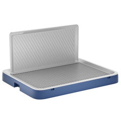 KOLA PANDA potty tray top view shows overall dimensions suited for apartments.