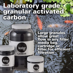 Kolar Labs Crystal Cal activated carbon in a canister filter promotes clearer water