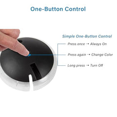 Koller BettaHex LED color options demonstrate seven mood lighting choices.