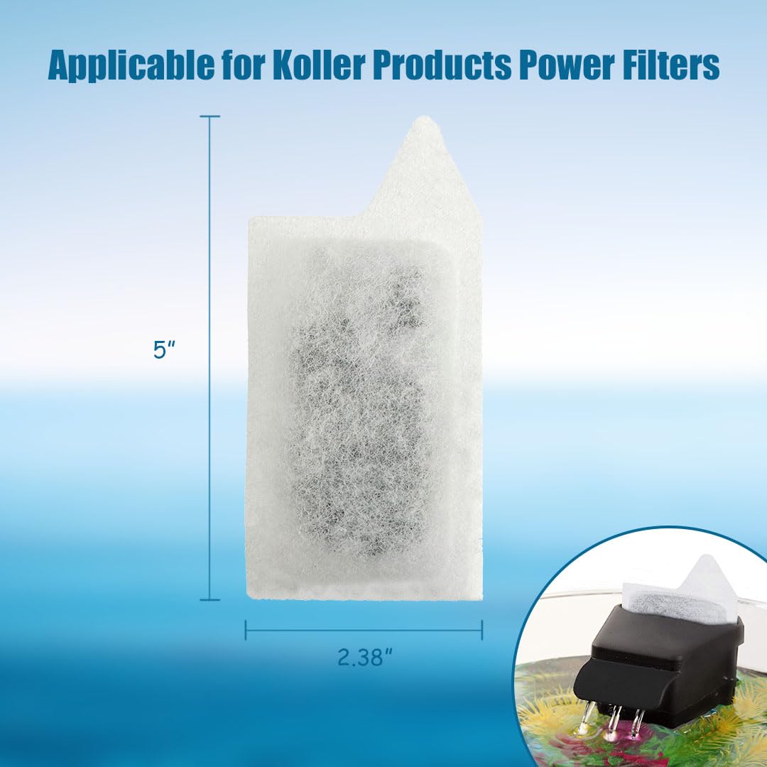 Koller Products activated carbon pre-rinse reduces surface dust for cleaner startup