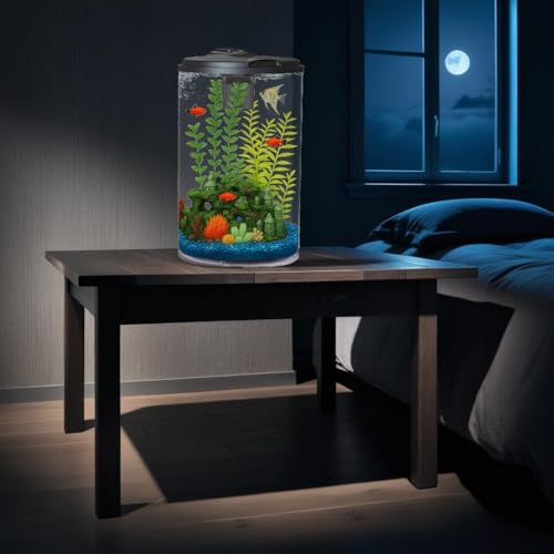 Koller AquaView 360 full hood keeps fish secure during observation.