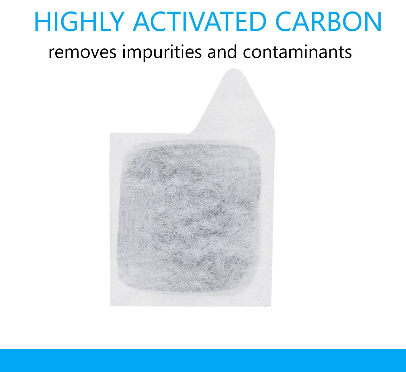 Koller Products XS poly-fiber floss close-up illustrates debris-removal capability for cleaner water.