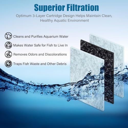 Koller small-filter cartridge debris removal close-up demonstrating debris-trapping capability for healthier fish.