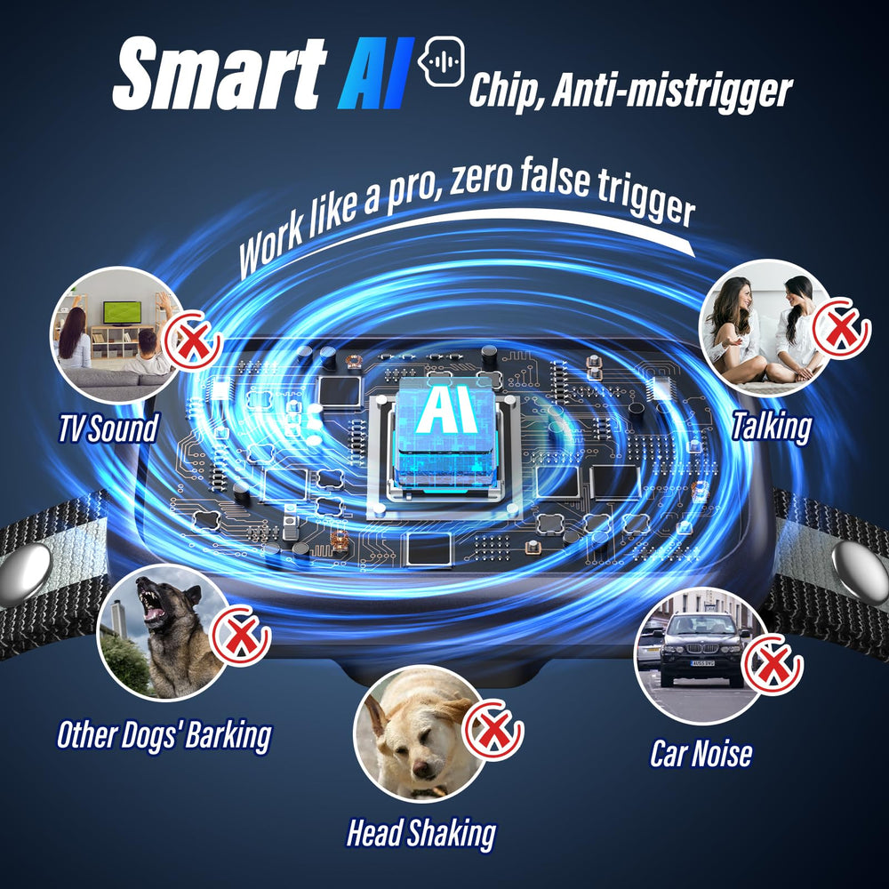 Kollgux dog bark collar dual motors — quick, responsive corrections.