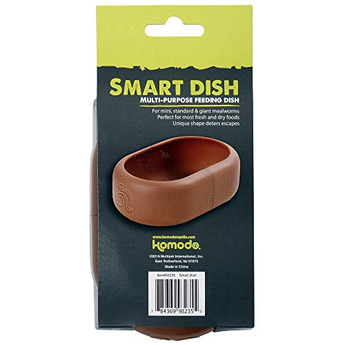 Komodo Smart Dish demonstrates water-safe design for terrarium or aquarium use.