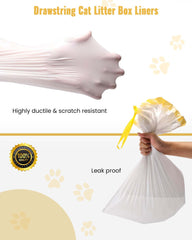 KONE cat litter box liners 36x18 dimensions highlight fit for most litter boxes.