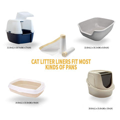 KONE leak-proof liners are perfume-free for a mess-free litter area.