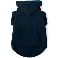 Koneseve dog hoodie blue front view for cozy warmth on walks