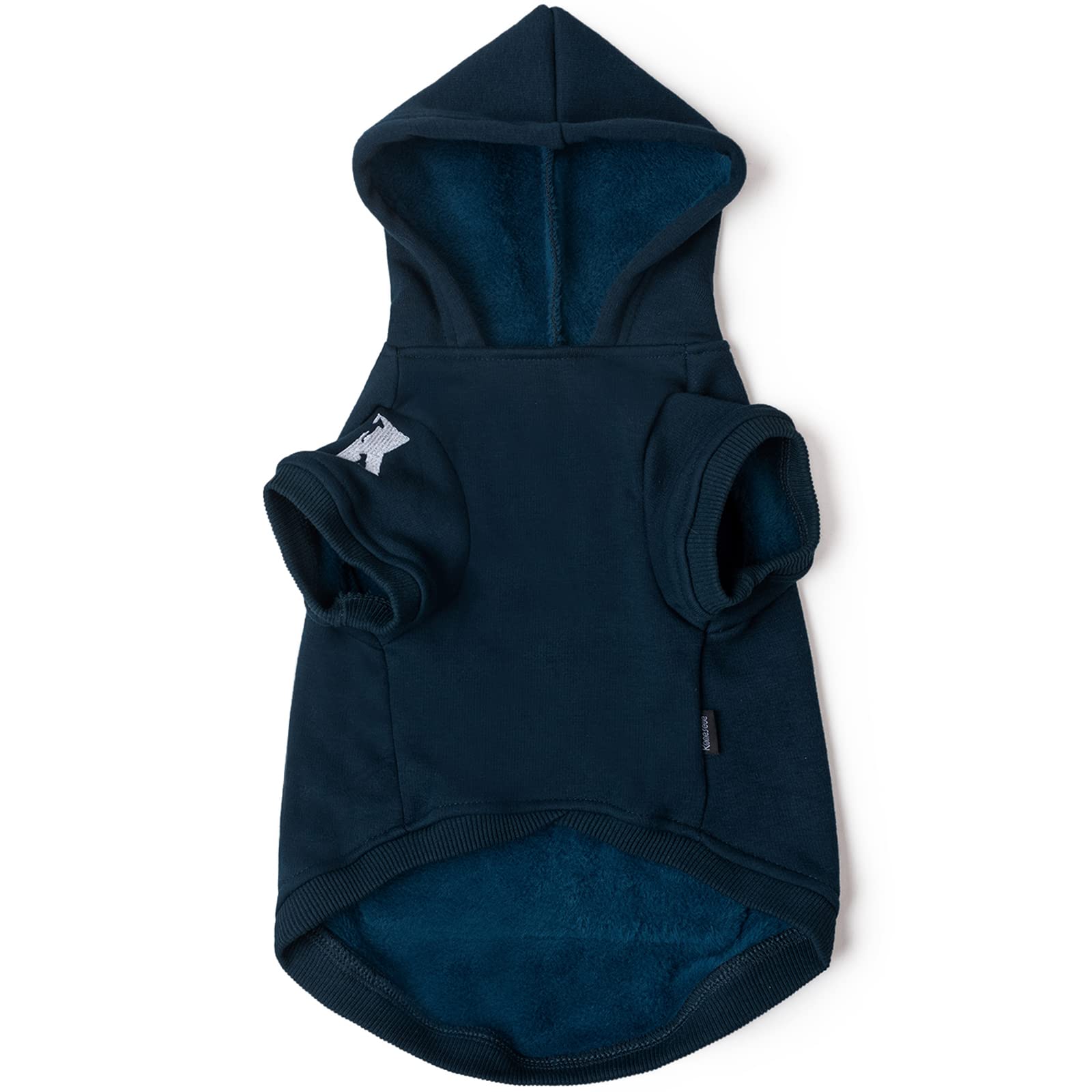 Koneseve dog hoodie blue hooded sweater highlights ears protection during chilly days