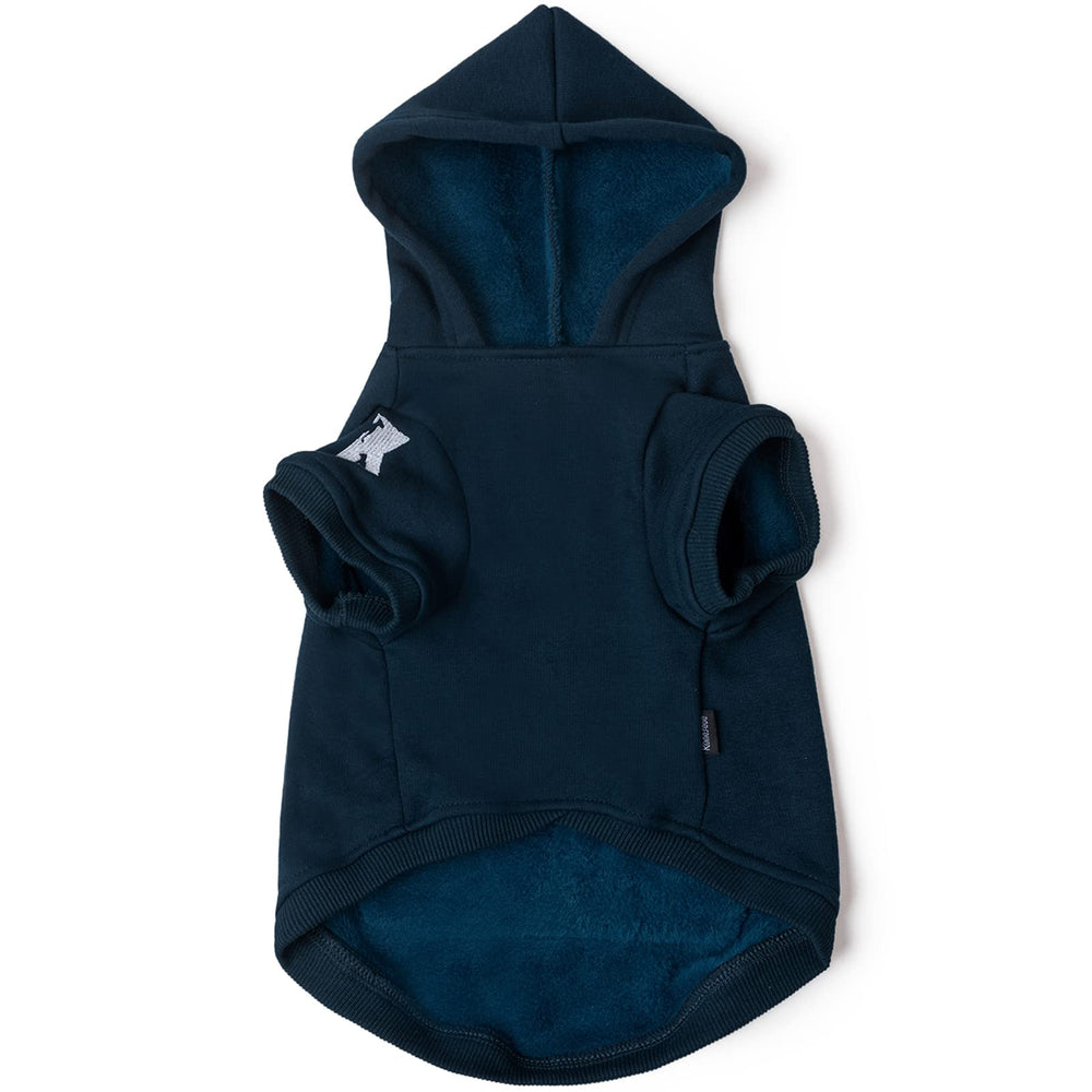 Koneseve dog hoodie blue hooded sweater highlights ears protection during chilly days