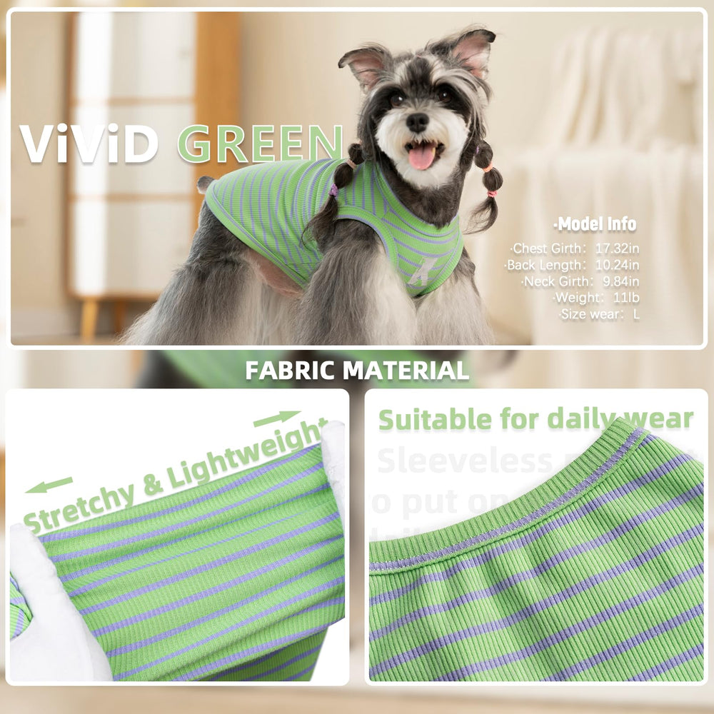 Koneseve dog shirts 2pack lightweight fabric for all-season wear.