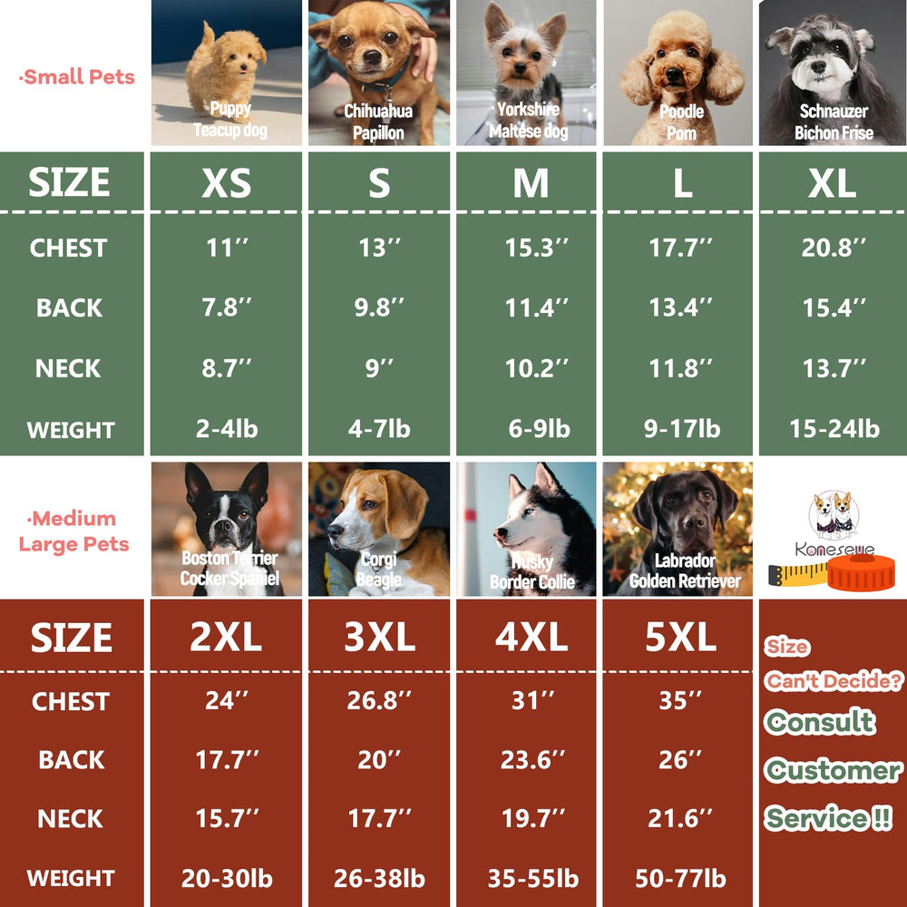 Koneseve dog shirts machine-washable odor-blocking fabric for easy cleaning