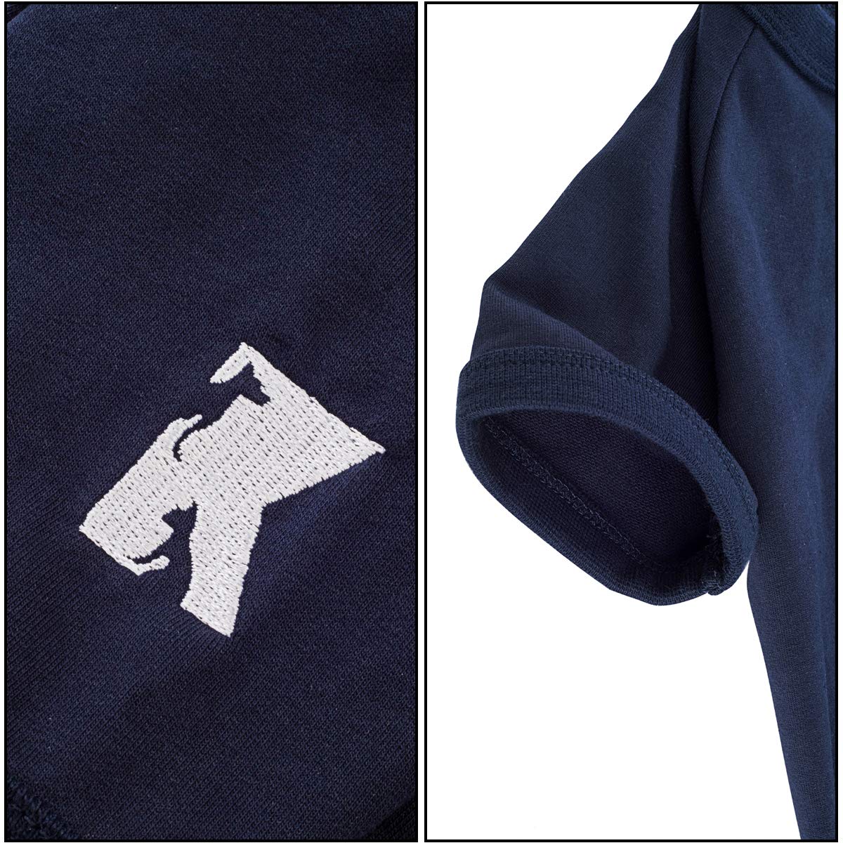 Koneseve embroidery sleeve detail adds charm and matching outfits.