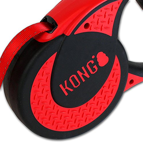 KONG Alcott soft grip handle reduces hand fatigue on long walks