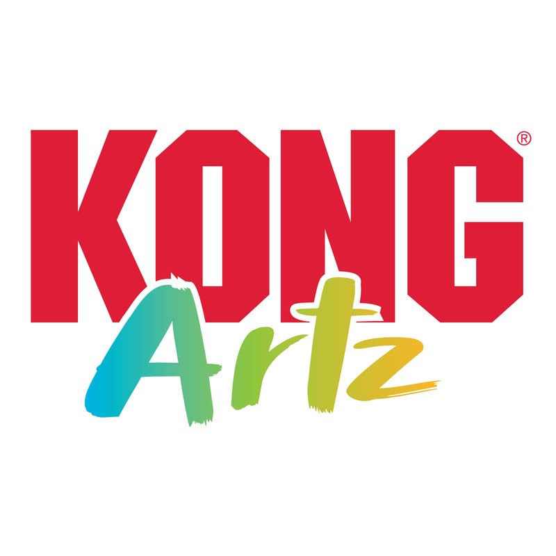 KONG Artz Cats artist-inspired design adds stylish cat entertainment.