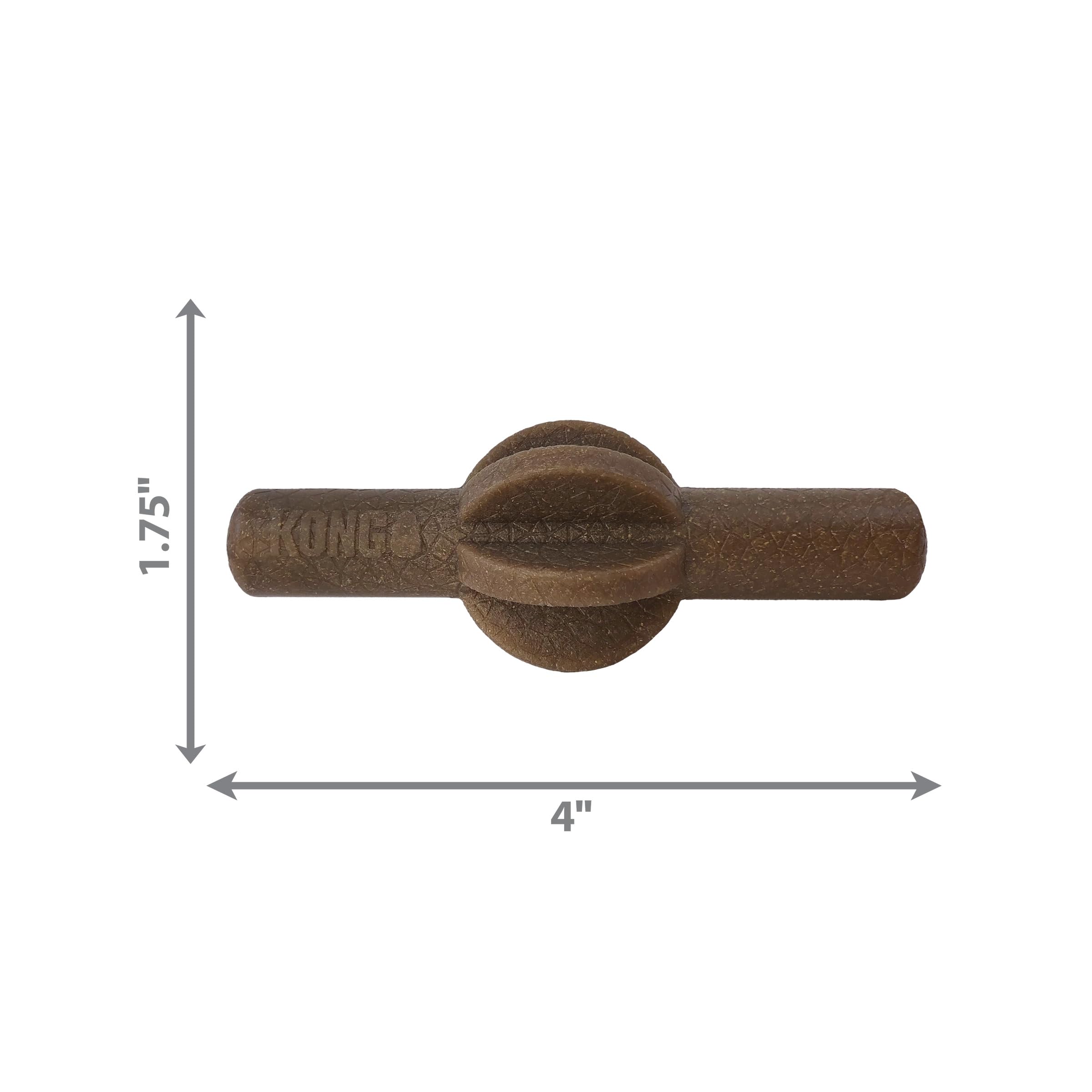 KONG Bamboo Rockerz natural aroma entices dogs to chew longer with scent-driven motivation.