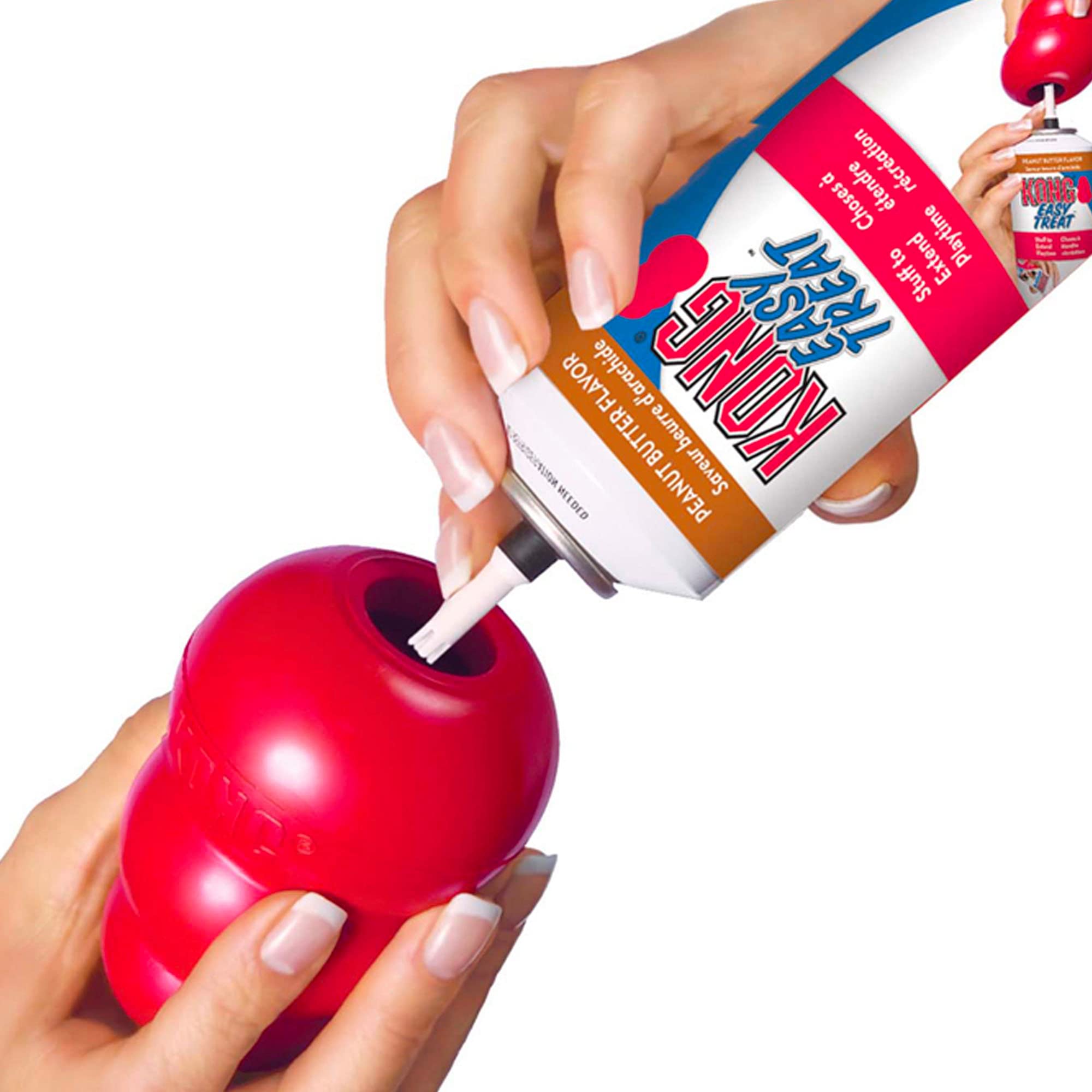 KONG Classic durable natural rubber designed for medium-chewing dogs.