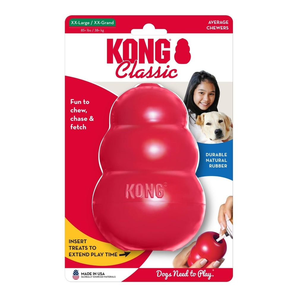 KONG Classic XX-Large durable chewer option for extended play.