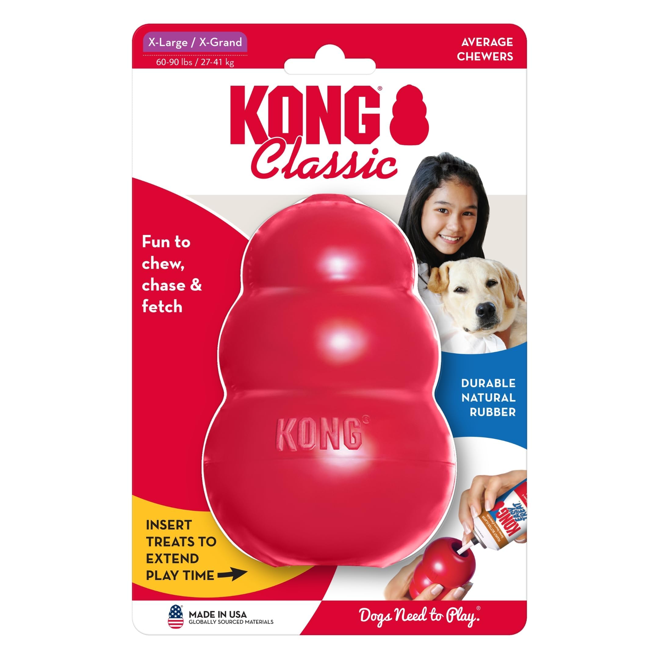 KONG Classic USA-made with globally sourced materials