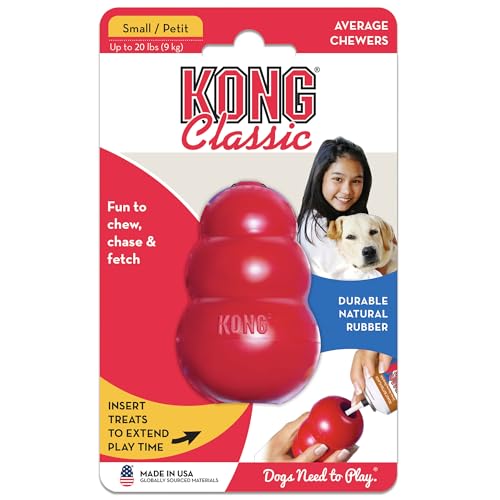 KONG Classic red toy packaging and simple stuffing ideas