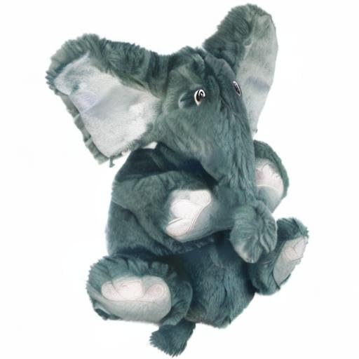 KONG Comfort Kiddos Elephant with dog and cuddling mood for everyday indoor companionship